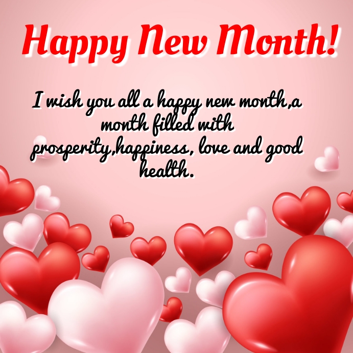 Happy New Month Template PosterMyWall Happy New Month Template Postermywall
