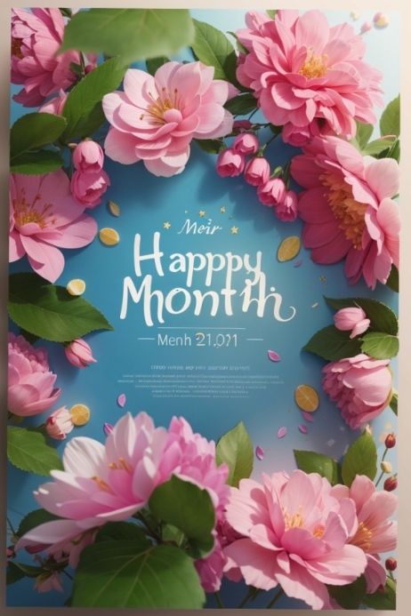 Happy New Month Template PosterMyWall happy-new-month-template-postermywall