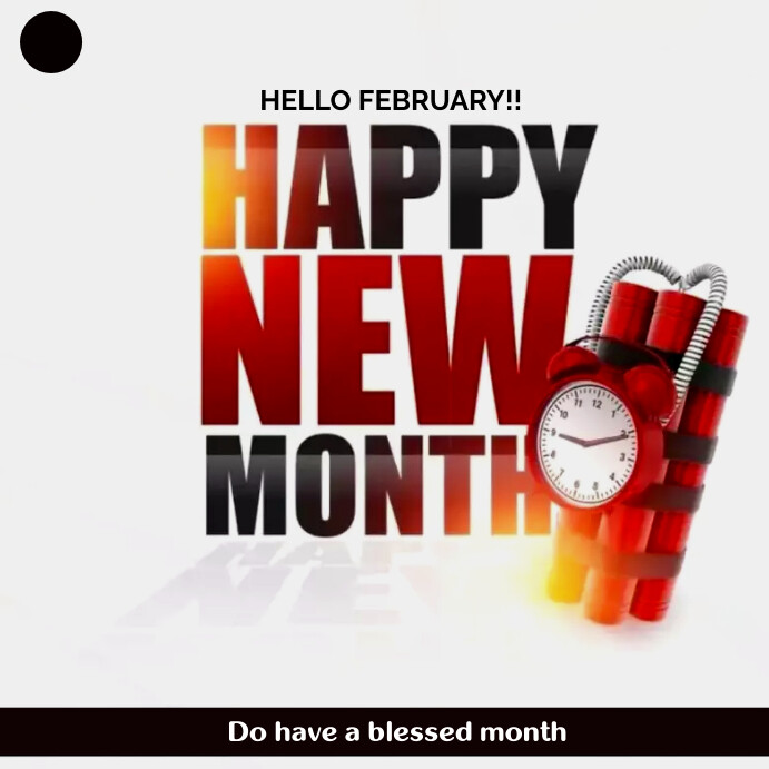 Happy New Month Design Template PosterMyWall Happy New Month Design Template Postermywall