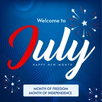 Happy new month Instagram Post template