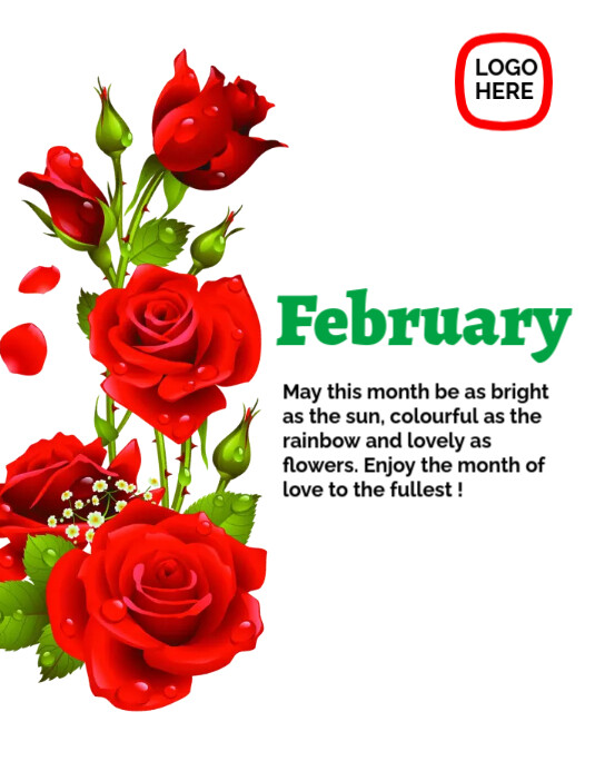 Happy New Month February Template PosterMyWall Happy new month february template postermywall