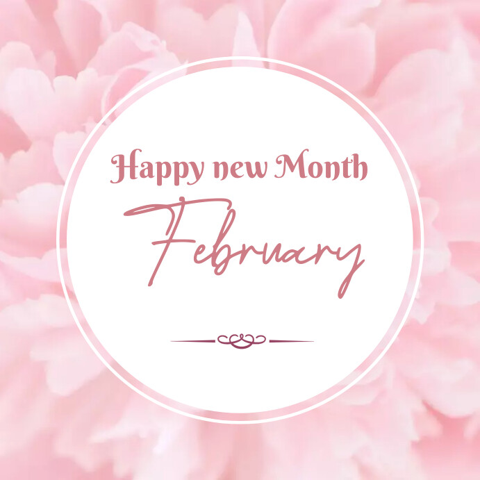 Happy New Month February Template PosterMyWall Happy new month february template postermywall