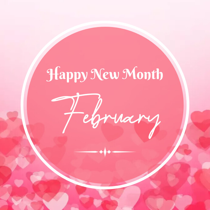 Happy New Month February Template PosterMyWall Happy new month february template postermywall
