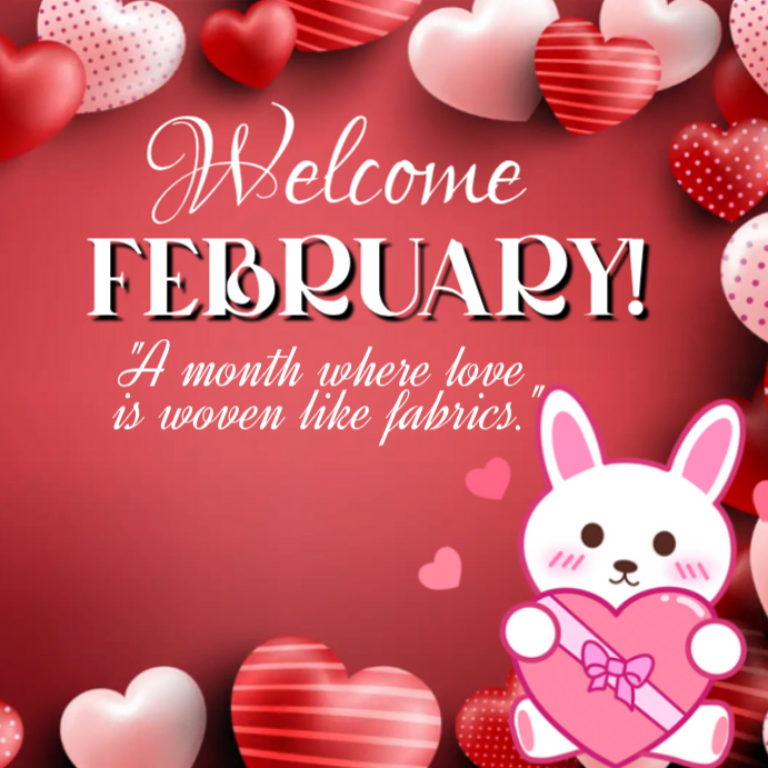 Happy new month february Template | PosterMyWall