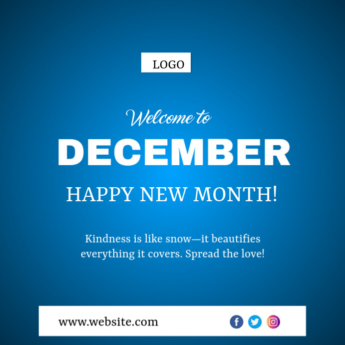 Happy New Month Flyer Design (2) Instagram Post template
