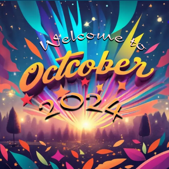 Plantilla De Happy New Month October 2023 PosterMyWall Plantilla de happy new month october 2023 postermywall