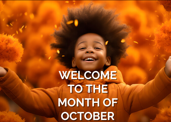 Happy new month of October Template | PosterMyWall