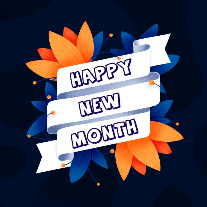 HAPPY NEW MONTH POSTER Template PosterMyWall HAPPY NEW MONTH POSTER Template PosterMyWall