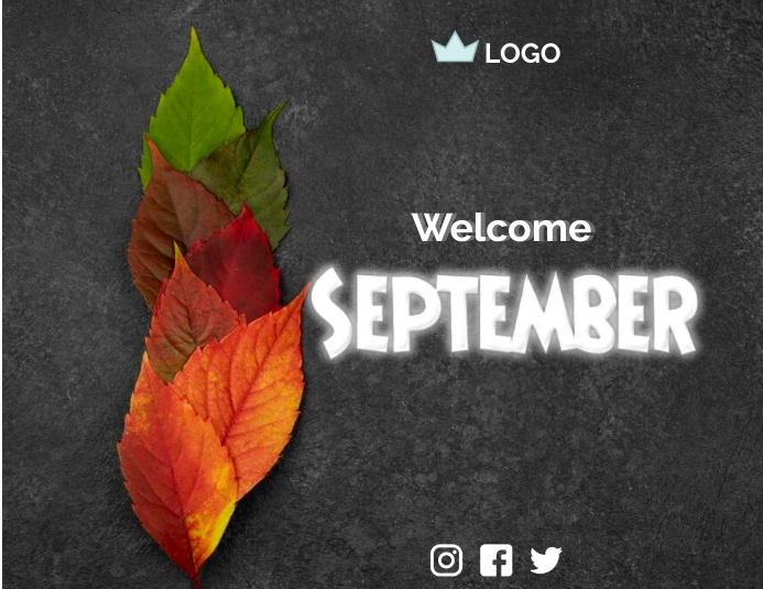 Plantilla de Happy New Month September | PosterMyWall