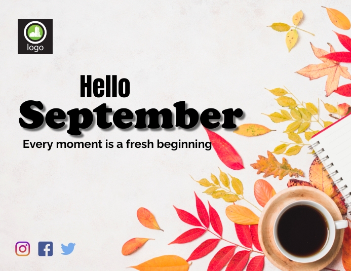 Newspring September Happy New Month September Template | PosterMyWall