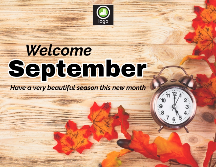 Happy New Month September Iflaya (Incwadi ye-US) template