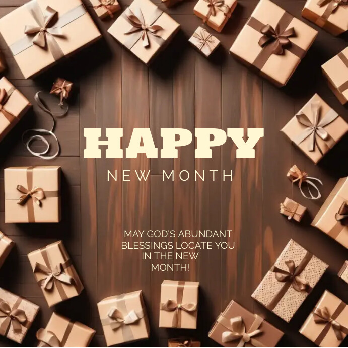 Plantilla De Happy New Month Template PosterMyWall plantilla-de-happy-new-month-template-postermywall