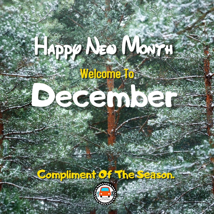 Welcome December Month