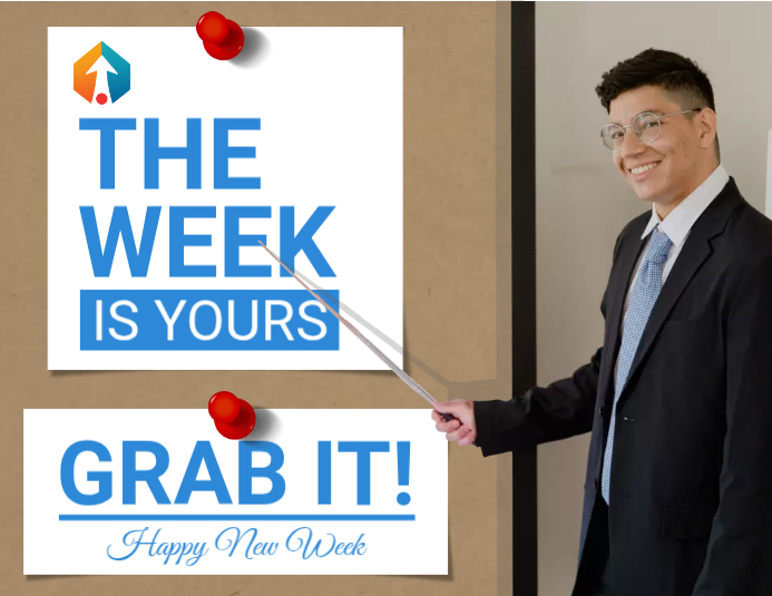 Copy of happy new week corporate business | PosterMyWall