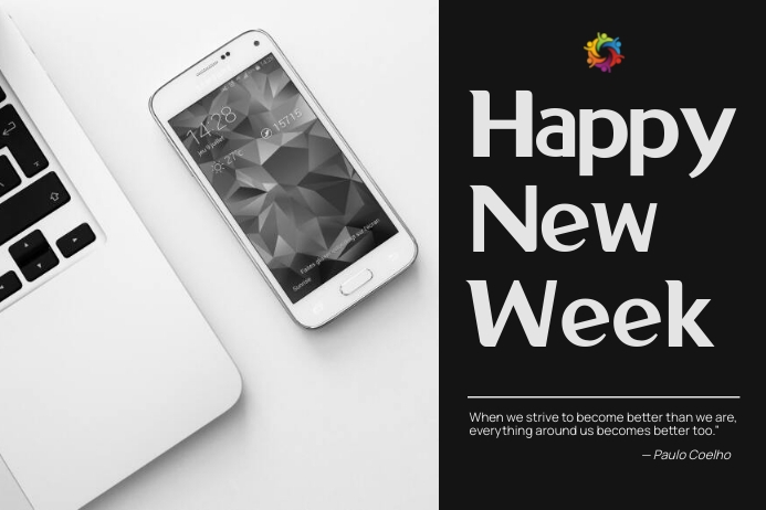 Happy new week corporate business flyer Template | PosterMyWall