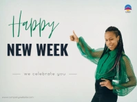 Happy new week Presentation template