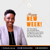 New Week Script Happy New Week Template | PosterMyWall