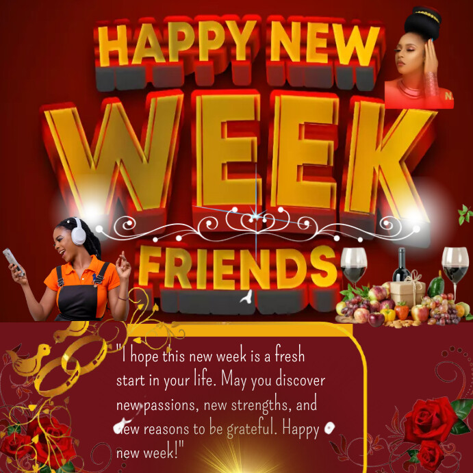 Happy New Week Template | PosterMyWall