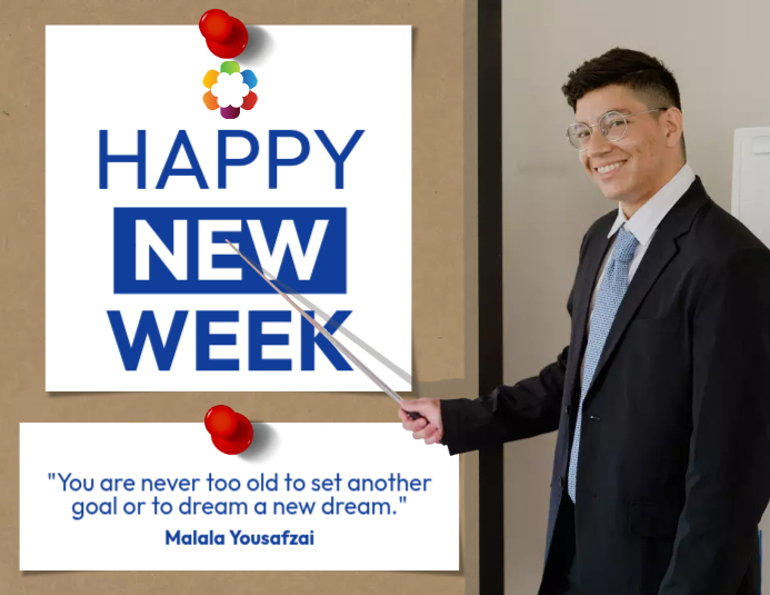 Happy New Week Template | PosterMyWall