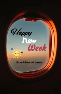 Happy new week Tabloid template