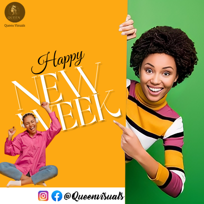 Happy new week Template | PosterMyWall