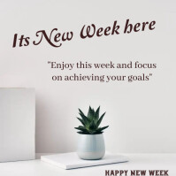 New Week New Lessons new week Template | PosterMyWall