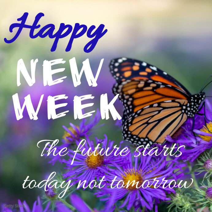 Happy New week Template | PosterMyWall