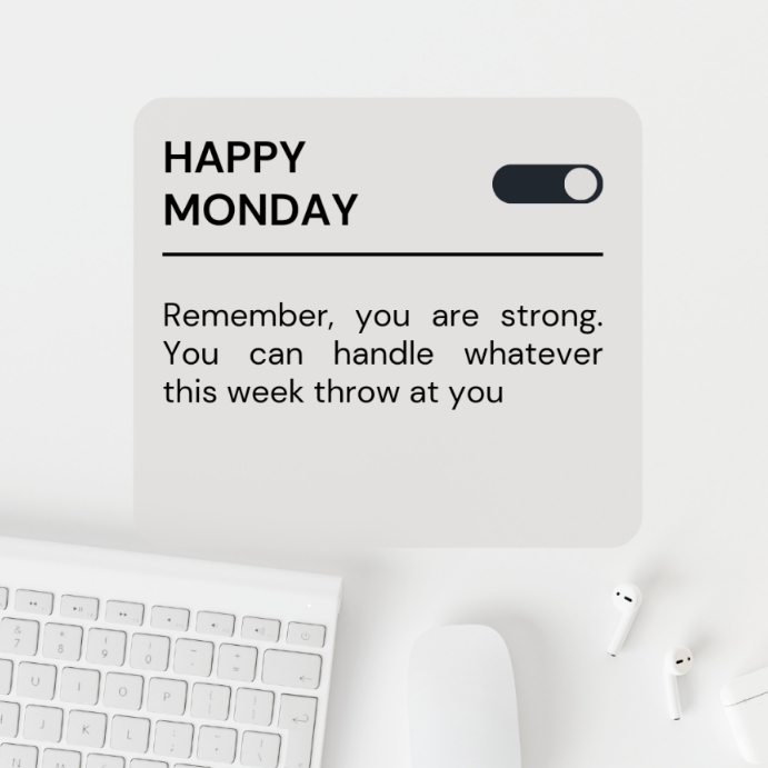 New Week Script Plantilla de Happy New week design template | PosterMyWall