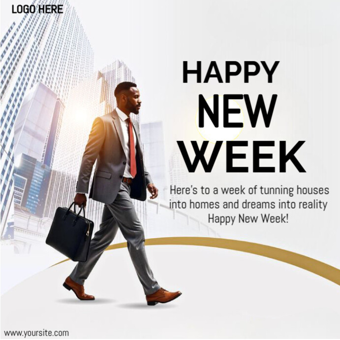 Happy new week Template | PosterMyWall