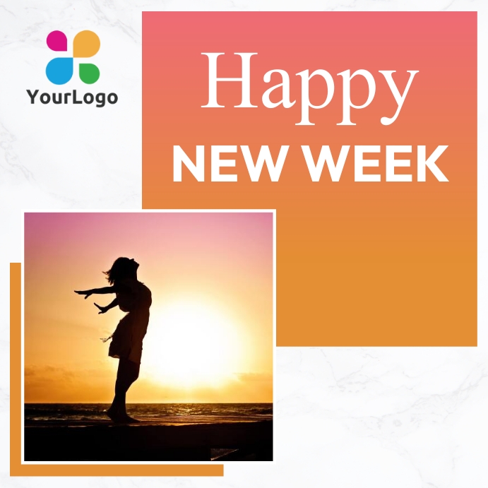 Happy new week flyer Template | PosterMyWall