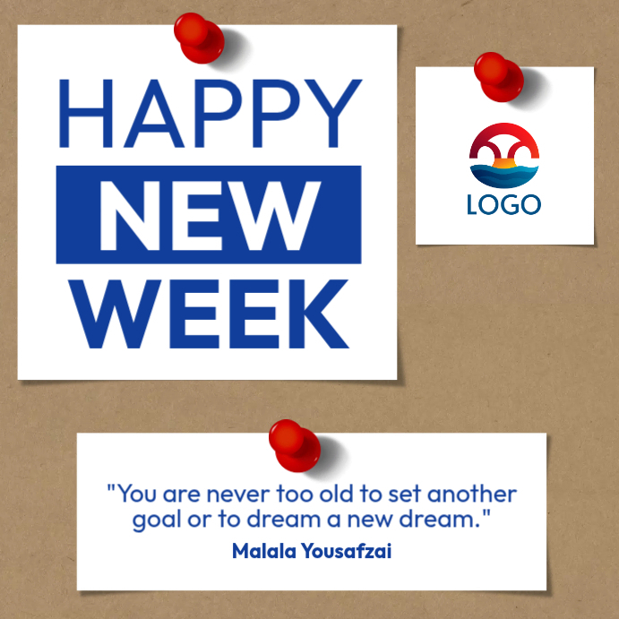 Happy New Week Flyer Template | PosterMyWall