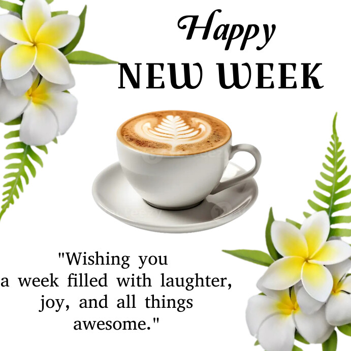 Happy New week flyer Template | PosterMyWall