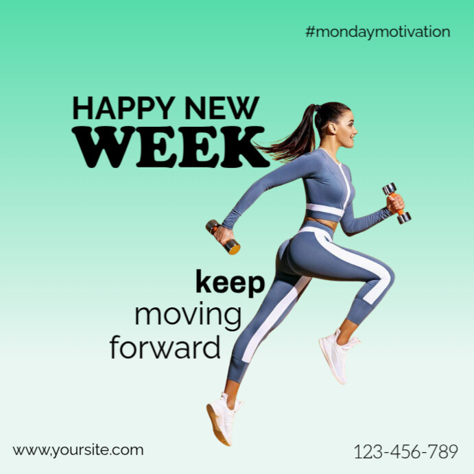 Happy New Week Instagram Post Template | PosterMyWall