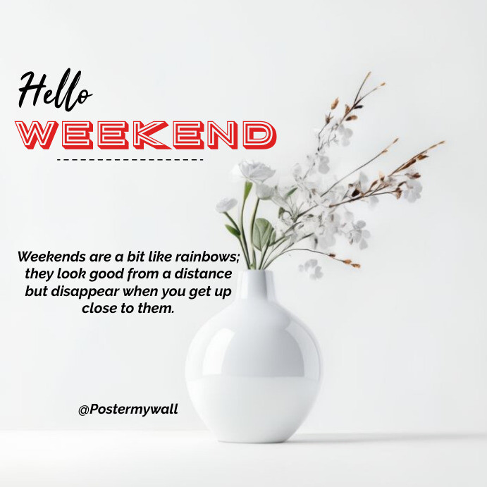 Happy New week Instagram Post Template | PosterMyWall