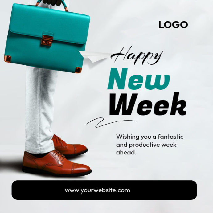 New Week Wishes Instagram Ad Template | PosterMyWall