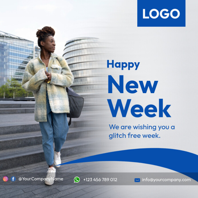 Copy of Happy New Week Poster | PosterMyWall