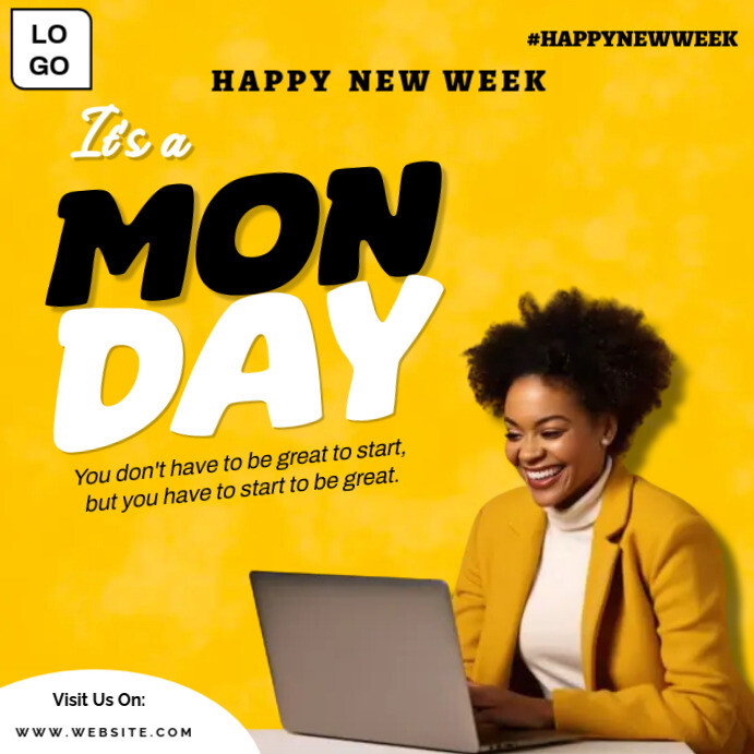 New Week Script happy new week template | PosterMyWall
