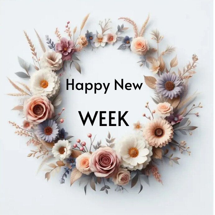 Happy New Week Template | PosterMyWall