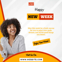 Creative New Week Happy new week template | PosterMyWall