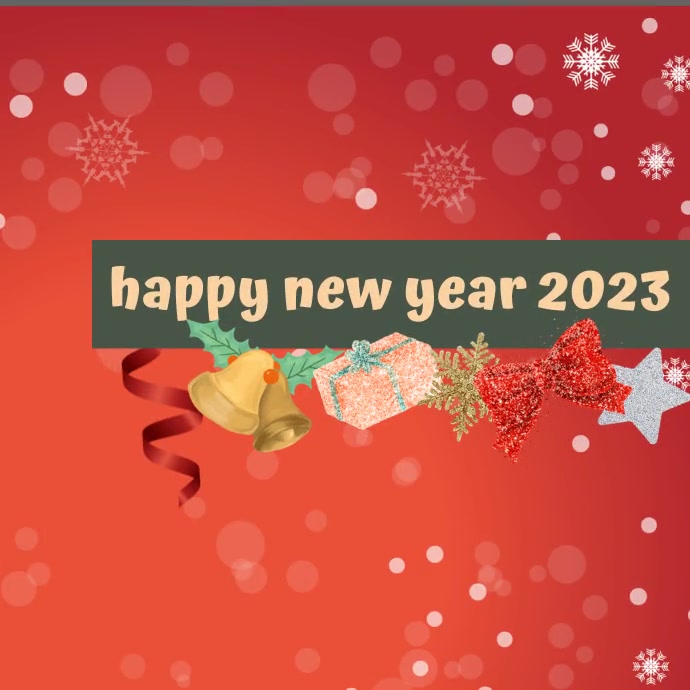 Clip numbers loupe magnifying conceptal sketched lettering brushstroke Happy New Year! Template | PosterMyWall