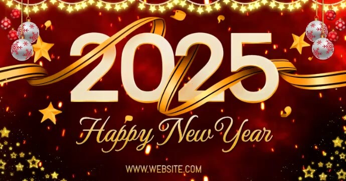 happy new year, Facebook Gedeelde Prent template
