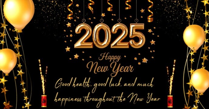 happy new year, happy new year video, new year, new year eve, Gambar Bersama Facebook template