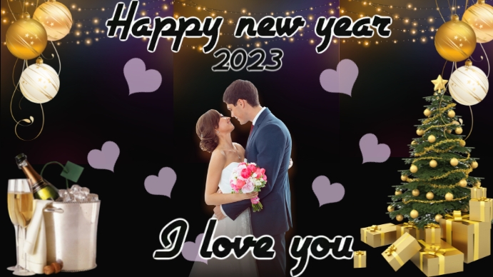 HAPPY NEW YEAR (36) Digital Display (16:9) template
