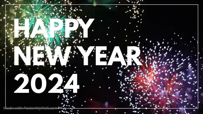 Sjabloon Gelukkig Nieuwjaar 2021 Groet Video Vuurwerkbrochure | PosterMyWall