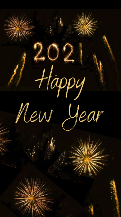 Happy New Year 2020 Instagram Story Template Postermywall