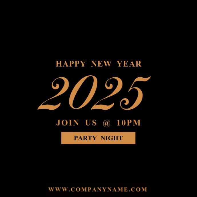 Happy New Year Instagram Video Template Postermywall