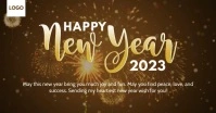 Happy New Year 2023 Template ภาพที่แชร์บน Facebook