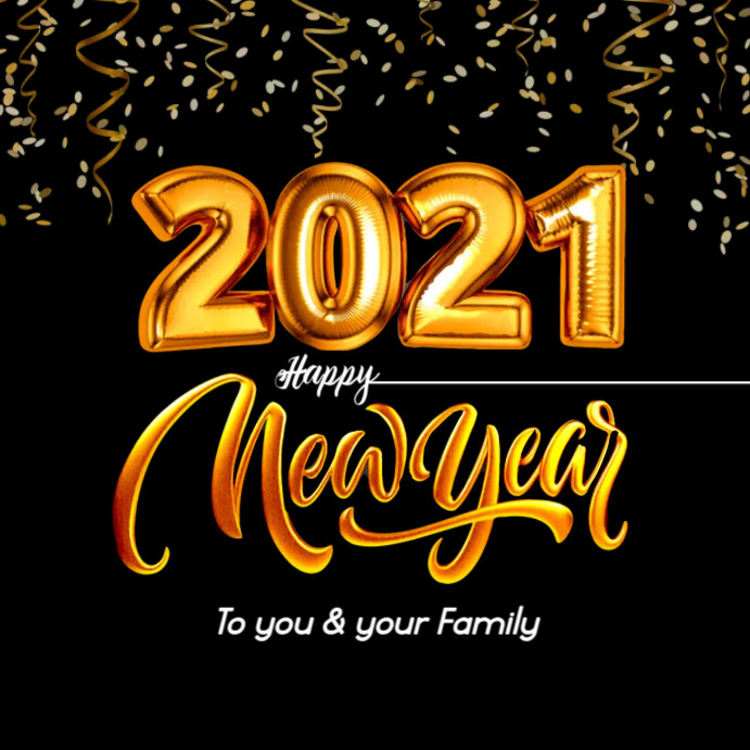 Year 2021 happy hd wallpaper Happy New Year 2021 Template | PosterMyWall