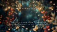 Happy New Year 2022 Greeting Card Video Wish template