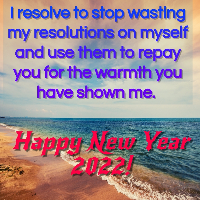 HAPPY NEW YEAR 2022 QUOTE TEMPLATE PosterMyWall